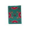 Image of Teal hand embroidered diary