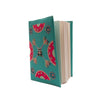 Image of Teal hand embroidered diary