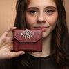 Image of Cherry Azect Hand-embroidered Card Holder by gonecase