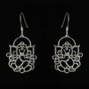 Image of Ganesha handcrafted sterling silver earring