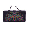 Image of Mandala hand embroidered clutch bag by gonecase