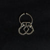 Image of Double Chain Sterling Silver Septum Nose Pin