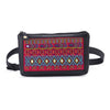 Image of order online Pink Dhaka embroidered belt bag- gonecase.in