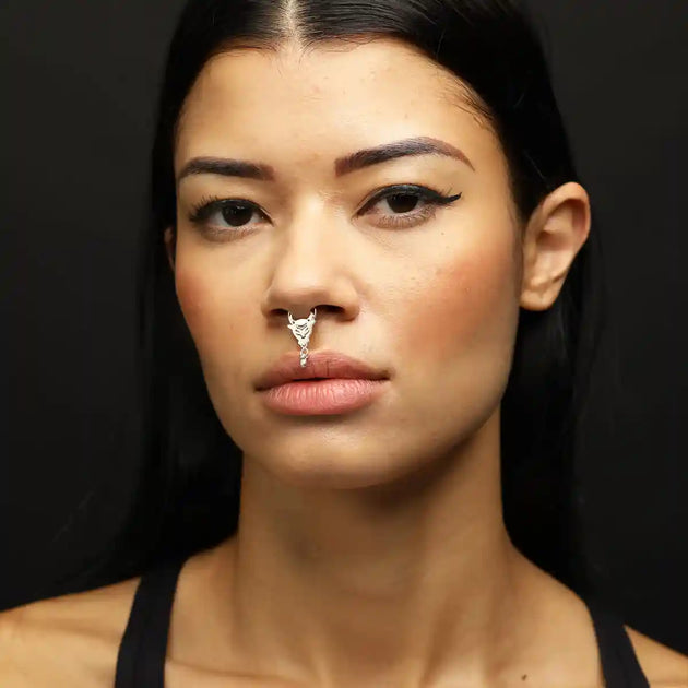 Bull Sterling Silver Septum Nose Pin – GoneCase