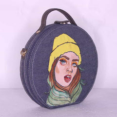Bad Girl Hand-Painted Sling Bag For Women
