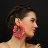 Image of Order online Bohemian Hand Embroidered Hoops- gonecase.in