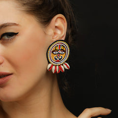 Sooraj hand embroidered earring