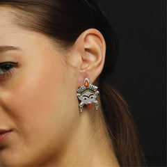 Kaali handcrafted Sterling Silver Earrings
