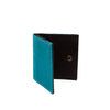 Image of Teal jute wallet