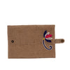 Image of Jute pop passport cover