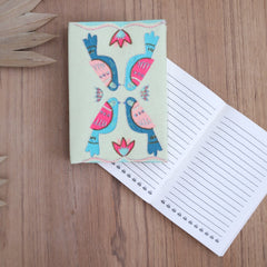 Birdie hand embroidered diary