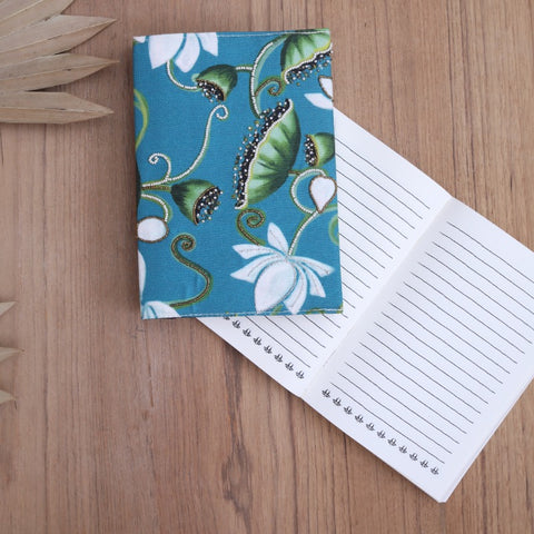 Pichwai green hand embroidered diary