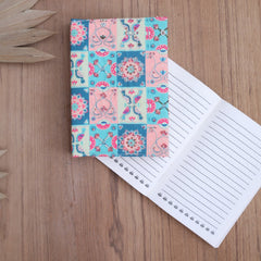 Mosaic hand embroidered diary