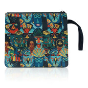 Aztec Wristlet Clutch Bag