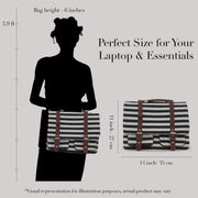 Geometric laptop multi purpose backpack and sling bag size