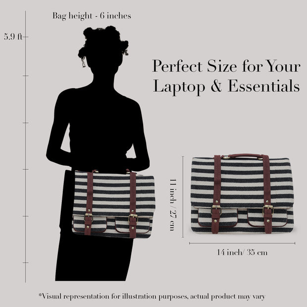 Geometric laptop multi purpose backpack and sling bag size
