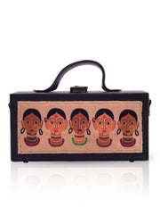 Sassy Naari printed crossbody clutch bag for women