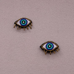 Evil Eye Stud Handcrafted Earring