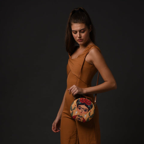 Frida Khalo Sling Bag by Gonecase ,sling bag, gonecasestore - gonecasestore