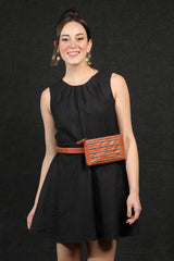 Bling hand embroidered Waist Belt Bag for women