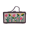 Image of Pichwai women hand painted crossbody clutch bag for women