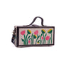 Image of Pichwai women hand painted crossbody clutch bag for women