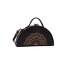Image of Mandala hand embroidered semi circle clutch bag by gonecase