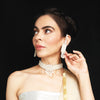 Image of Order online Pearl White Hand Embroidered Wedding Set- gonecase.in
