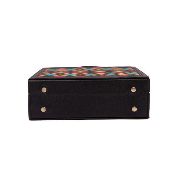 Aztec pink briefcase bag by gonecase
