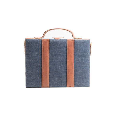 Brown Patch Sling Bag by gonecase ,, gonecasestore - gonecasestore