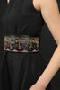Image of buy online hand embroidered bags, embroidered traveling bags, Anokhi hand embroidered belt bags