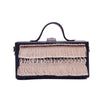 Image of Boho Hand embroidered tassel crossbody clutch bag for women