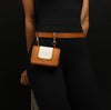 Image of Order online Tan and white belt bag- gonecase.in