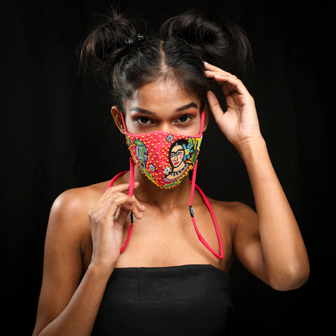 Frida Kahlo Handcrafted Masks