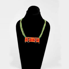 Traditional Hand Painted Neckpiece