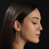 Image of Order online Eye Brass Round Chain Stud Earring- gonecase.in