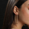 Image of Order online Eye Brass Round Chain Stud Earring- gonecase.in