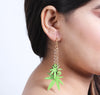 Image of Marijuana Earrings by Gonecase ,Earrings, gonecasestore - gonecasestore