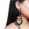 Image of Lotus Green Earrings ,Earrings, gonecasestore - gonecasestore