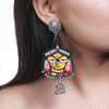 Image of Handmade Jamini Roy Earring ,Earrings, gonecasestore - gonecasestore