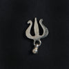 Image of Order online Trishool Sterling Silver Nose Pin- gonecase.in