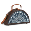 Image of Order online Teal Mandala Half Round Bag- gonecase.in