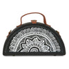 Image of Order online Mandala Black & White Half Round Bag- gonecase.in