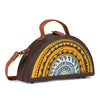 Image of order online Yellow Mandala Half Round Bag- gonecase.in