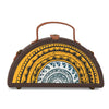 Image of order online Yellow Mandala Half Round Bag- gonecase.in