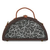 Image of order online Detailed flower Half Round Bag- gonecase.in