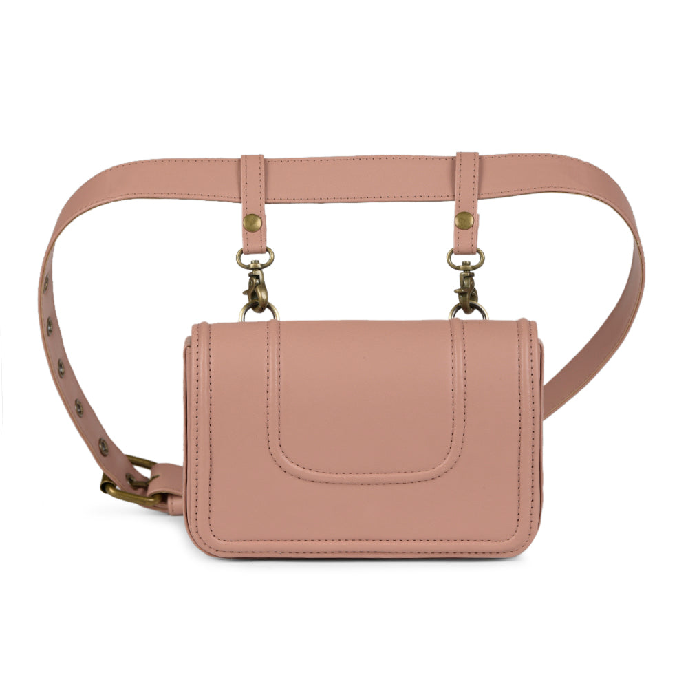 Order online Nude Pink Belt Bag- gonecase.in