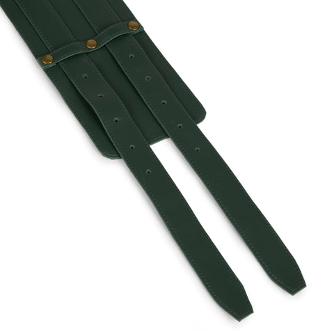 Order online Olive Green Double Buckle Belt- gonecase.in