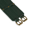 Image of Order online Olive Green Double Buckle Belt- gonecase.in