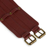 Image of Order online Cherry color double buckle belt- gonecase.in